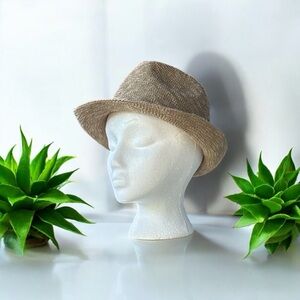 Women's Standford Hat Short Brim Straw Hat Unknown Maker or any details